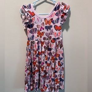 Little Sleepies Butterflies Dress 2T